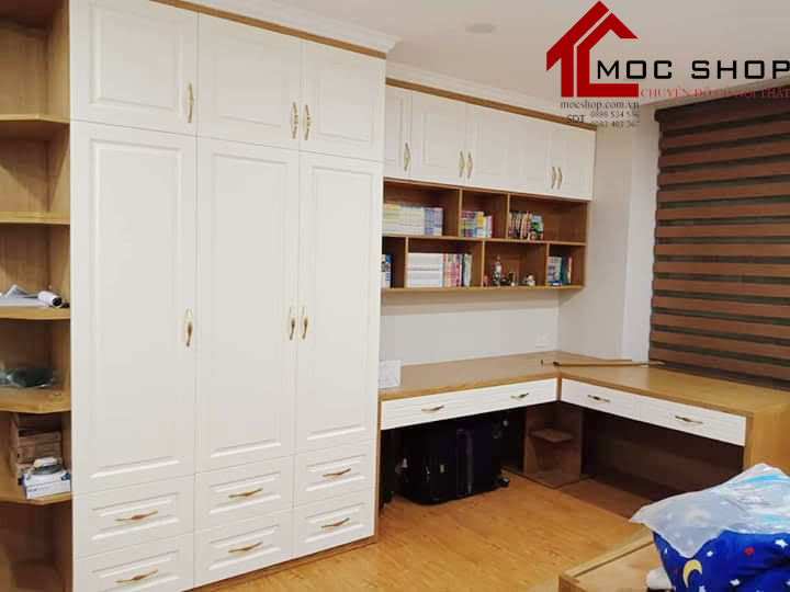 phòng ngủ gỗ tự nhiên đẹp